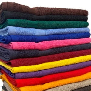 COLOR CARWASH/SALON TOWELS 100% COTTON