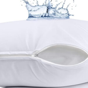 FLUID RESISTANT PILLOW PROTECTORS WITH ZIPPER