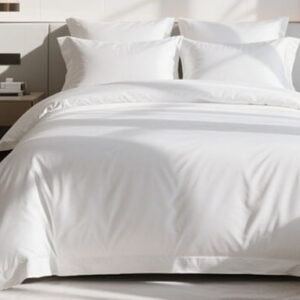 T310SW SATEEN WHITE BED LINEN 80% COTTON 20% POLYESTER